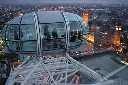 No Topo do London Eye - Fotografia de Rui Gonçalves