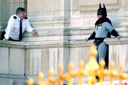 Batman em buckingham - Fotografia da MSNBC