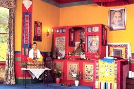 Altar em Jampa Ling - Fotografia de Origem Desconhecida